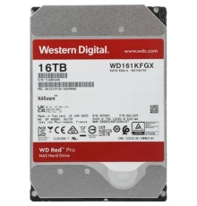 16TB WD Red Pro (WD161KFGX) {Serial ATA III, 7200- rpm,512Mb, 3.5