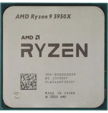 CPU AMD Ryzen 9 5950X OEM (100-000000059) {3,40GHz, Turbo 4,90GHz, Without Graphics AM4}