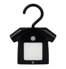 ЭРА Б0049346 Ночник - светильник светодиодный NLED-486-1W-MS-BK на батарейках с датчиком движения черный