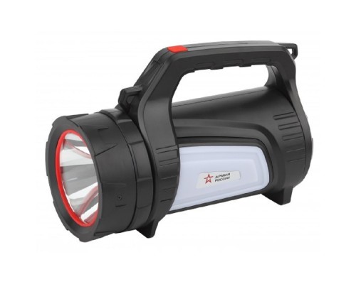 [Фонари] ЭРА Б0033764 Фонари Армия России PA-702 прожектор Шмель [10Вт, боковой свет, красный маяк, USB, pow