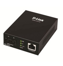 D-Link DMC-G02SC/A1A Медиаконвертер с 1 портом 100/1000Base-T и 1 портом 1000Base-SX с разъемом SC для многомодового оптического кабеля (до 550 м)