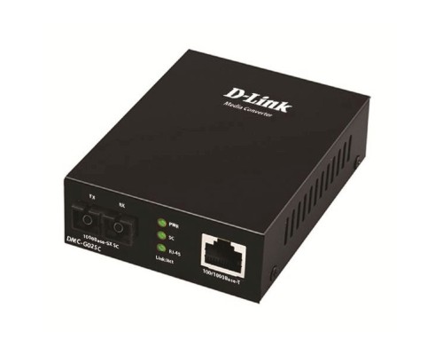 [Сетевое оборудование] D-Link DMC-G02SC/A1A Медиаконвертер с 1 портом 100/1000Base-T и 1 портом 1000Base-SX с разъемом SC для многомодового оптического кабеля (до 550 м)