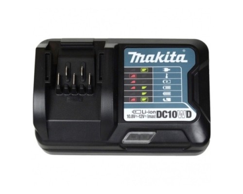 [Батареи аккумуляторные и Зарядные устройства] Makita 199398-1 Устройство зар,10.812В,1.324Ач Li-ion, DC10WD(дслайдера),обычное