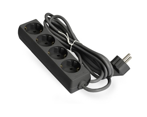 [Сетевой фильтр] Exegate EX285813RUS Удлинитель ExeGate ECE-4-3B (4 евророзетки с заземлением, 3м, черный)