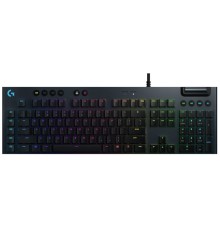920-008991 Logitech Клавиатура G815 carbon GL Tactile игровая механическая черный USB Multimedia LED
