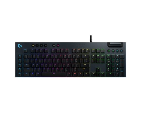 [Клавиатура] 920-008991 Logitech Клавиатура G815 carbon GL Tactile игровая механическая черный USB Multimedia LED
