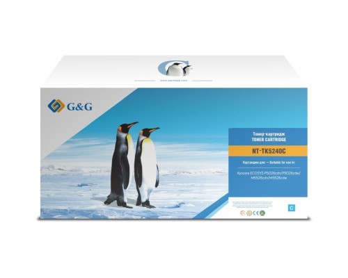 [Расходные материалы] Картридж лазерный G&G NT-TK5240C голубой (3000стр.) для Kyocera ECOSYS P5026cdn/P5026cdw;ECOSYS M5526cdn/M5526cdw