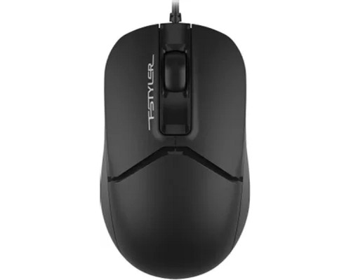 [Мышь] Мышь A4Tech Fstyler FM12S черный оптическая (1200dpi) silent USB (3but)