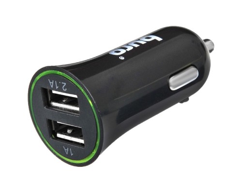 [Аксессуар] Buro XCJ-041-2.1A Автомобильное зар./устр. 2.1A+1A универсальное черный