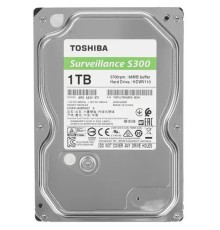 HDD 1Tb TOSHIBA S300 Surveillance 5400rpm 64Mb SATA3 3,5