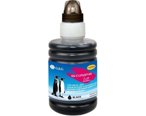 [Расходные материалы] Чернила G&G GG-C13T03P14A черный140мл для  Epson M1100/M1120/M1140/M1170/M1180