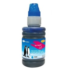 Чернила G&G GG-T6642C голубой100мл для Epson L100, L110, L120, L130, L132, L210, L222