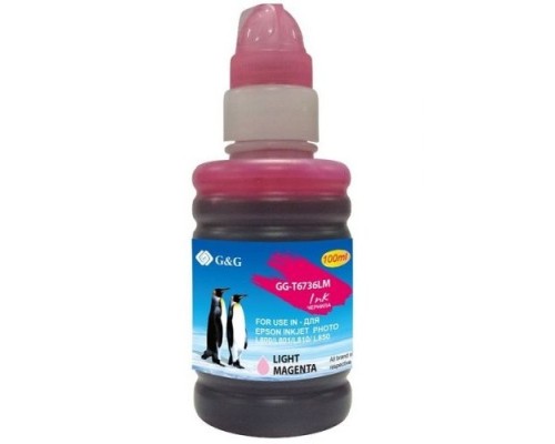 [Расходные материалы] Чернила G&G GG-T6736LM светло-пурпурный100мл для Epson L800, L805, L810, L850