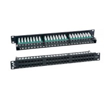 Cabeus PLHD-48-Cat.6-Dual IDC-1U Патч-панель высокой плотности 19