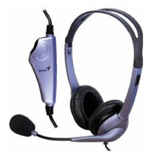 Genius Headset HS-04S, Stereo, 1x mini jack 3.5mm, blue