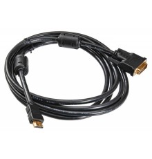 Кабель Buro HDMI-19M-DVI-D-3M HDMI (m) DVI-D (m) 3м феррит.кольца  (817225)