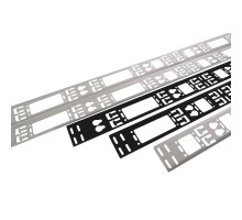ЦМО Вертикальный кабельный органайзер в шкаф, ширина 75 мм 48U (ВКО-М-48.75)