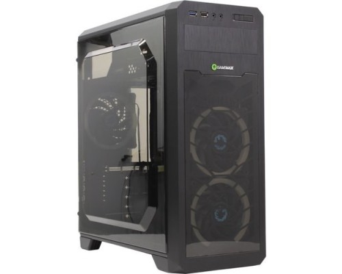 [Корпуса] GameMax Корпус G563 без БП (Midi Tower, ATX, LED, Черн., Прозрач. бок. и фронт. панель, USB 3.0)