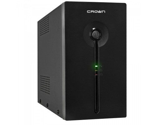 [ИБП] CROWN ИБП CMU-SP1200IEC USB {1200VA720W, корпус металл, 2x12V/9AH, розетки 8*IEC+1*IEC C13, AVR, cъёмный кабель питания 1.8 м, RJ11/45, USB, LED}