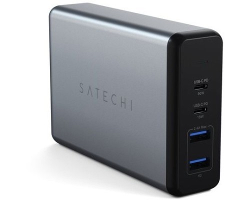 [Опции к ноутбукам] Satechi [ST-TC108WM] Сетевое зарядное устройство 108W Pro Type-C PD. Цвет серый космос.