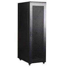 Шкаф коммутационный Lanmaster Business (TWT-CBB-27U-6X8-G1) напольный 27U 600x800мм пер.дв.стекл задн.дв.спл.стал.лист 2-хст. 2 бок.пан. 800кг черный IP20