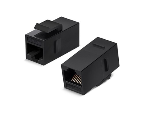 [Cabeus Разъемы, Проходные адаптеры, Вставки] Cabeus CA-KJ-8p8c-C5e Проходной адаптер формата Keystone, RJ45-RJ45 (8p8c), категория 5е, неэкранированный