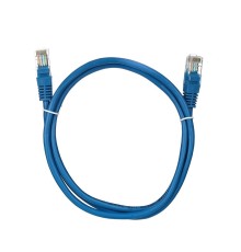 Aopen Патчкорд литой Aopen/Qust UTP кат.5е 1м синий <ANP511_1M_B>