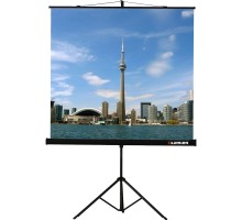 Lumien Eco View LEV-100107 Экран на штативе 180х180см (раб.область 174х174см) MW с возможностью настенного крепления 1:1