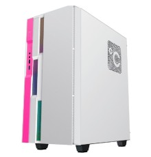 GameMax Корпус Brufen C3 WP без БП, MidiT, ATX, Бело-роз, Зак. стекл., USB 3.0, 1*120; 1*140мм вент.
