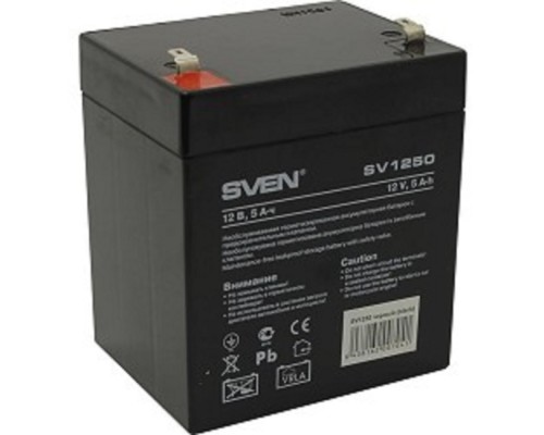 [батареи] Sven SV1250 (12V 5Ah) батарея аккумуляторная