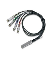 Mellanox® passive copper hybrid cable, ETH 100GbE to 4x25GbE, QSFP28 to 4xSFP28, 1.5m, Colored, 30AWG, CA-N (MCP7F00-A01AR30N)
