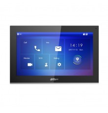 DAHUA DH-VTH5441G Монитор видеодомофона IP 10 дюймовый, черный, ёмкостной сенсорный экран, встроенная карта памяти до 8Гб, питание DC 12В/PoE