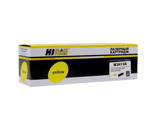 [Расходные материалы] Hi-Black  W2412A  картридж для HP CLJ Pro M155a/MFP M182n/M183fw, Y, 0,85K, без чипа