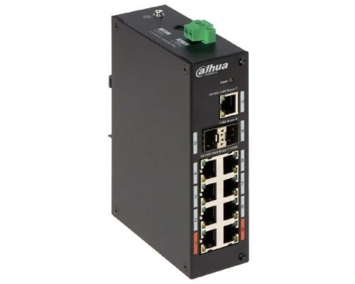 [Коммутаторы] DAHUA DH-PFS3211-8GT-120 8-портовый гигабитный неуправляемый коммутатор с PoE, уличное исполнение, 8xRJ45 1Gb PoE, 1xRJ45 1Gb + 2xSFP 1Gb uplink, суммарно 120Вт, коммутация 33 Гбит/с