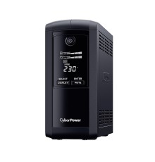 ИБП CyberPower VP700ELCD {Line-Interactive, Tower, 700VA/390W USB/RS-232/RJ11/45  (4 EURO), 12В/7 Ач х 1}