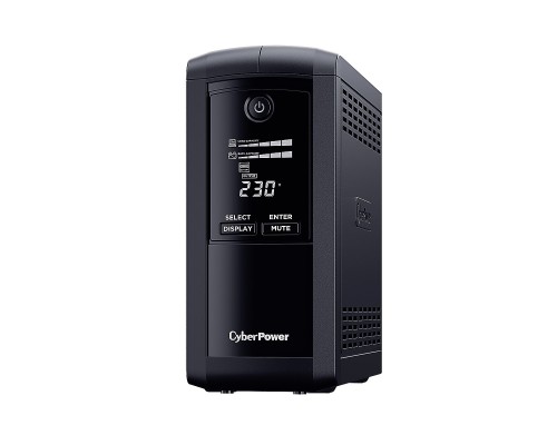[ИБП] ИБП CyberPower VP700ELCD {Line-Interactive, Tower, 700VA/390W USB/RS-232/RJ11/45  (4 EURO), 12В/7 Ач х 1}
