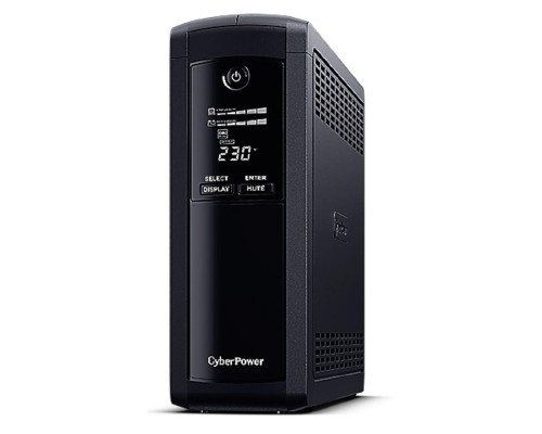 [ИБП] ИБП CyberPower VP1200EILCD {Line-Interactive, Tower, 1200VA/720W USB/RS-232/RJ11/45  (4 + 4 IEC С13), 12В/7,2 Ач х 2}