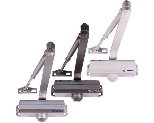 [Замки] Tantos TS-DC085 Freeze белый Доводчик дверной, усилие EN4, вес двери до 100 кг