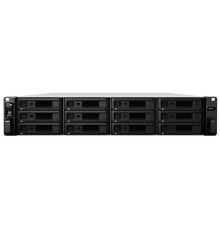 Synology RS3621RPxs Сетевое хранилище 6C2,2 ГГц / 8 ГБ (64) / RAID0,1,10,5,6 / жесткие диски до 12HP SATA  до 36 с 2xRX1217 (RP) / 2xUSB / 4xGE / 2xPCIe / iSCSI / 2xIPcam (до 75) / 2xRPS