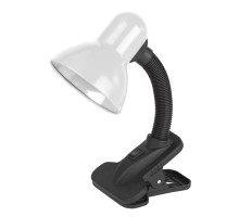 ЭРА Б0035059 Настольный светильник N-212-E27-40W-W на прищепке белый