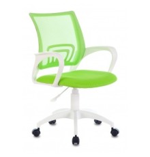 Кресло Бюрократ CH-W695NLT салатовый TW-03A TW-18 крестовина пластик пластик белый (1483037)