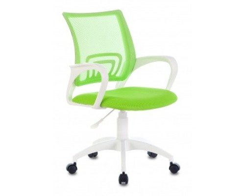 [Офисное кресло или стул] Кресло Бюрократ CH-W695NLT салатовый TW-03A TW-18 крестовина пластик пластик белый (1483037)