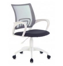Кресло Бюрократ CH-W695NLT темно-серый TW-04 TW-12 сетка/ткань крестовина пластик пластик белый (1483034)