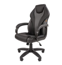 Офисное кресло Chairman 299 Россия экопремиум черный/серый (7062451)