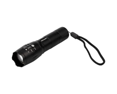 [фонари] Rexant 75-718 Фонарь ручной сверхъяркий 5 Вт, регулируемый фокус, алюминий, 3 х ААА