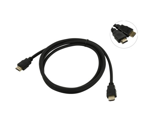 [кабели] Exegate EX287730RUS Кабель HDMI ExeGate EX-CC-HDMI2-1.8 (19M/19M, v2.0, 1,8м, 4K UHD, Ethernet, позолоченные контакты)