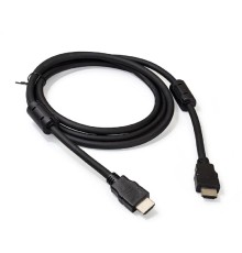 Exegate EX287723RUS Кабель HDMI ExeGate EX-CC-HDMI2-1.8F (19M/19M, v2.0, 1,8м, 4K UHD, Ethernet, ферритовые кольца, позолоченные контакты)