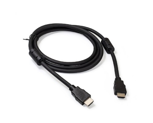 [кабели] Exegate EX287723RUS Кабель HDMI ExeGate EX-CC-HDMI2-1.8F (19M/19M, v2.0, 1,8м, 4K UHD, Ethernet, ферритовые кольца, позолоченные контакты)