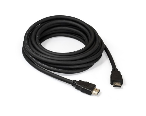 [кабели] Exegate EX287732RUS Кабель HDMI ExeGate EX-CC-HDMI2-5.0 (19M/19M, v2.0, 5м, 4K UHD, Ethernet, позолоченные контакты)