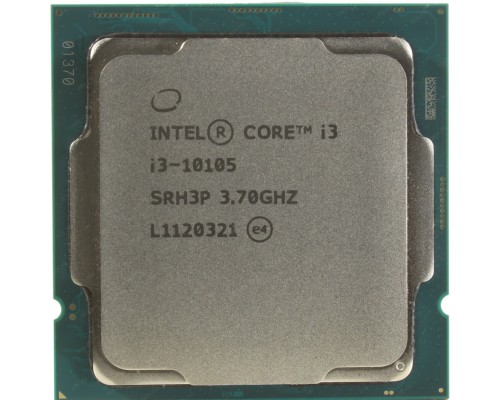 [Процессор] CPU Intel Core i3-10105 OEM {3.7GHz, 6MB, LGA1200}